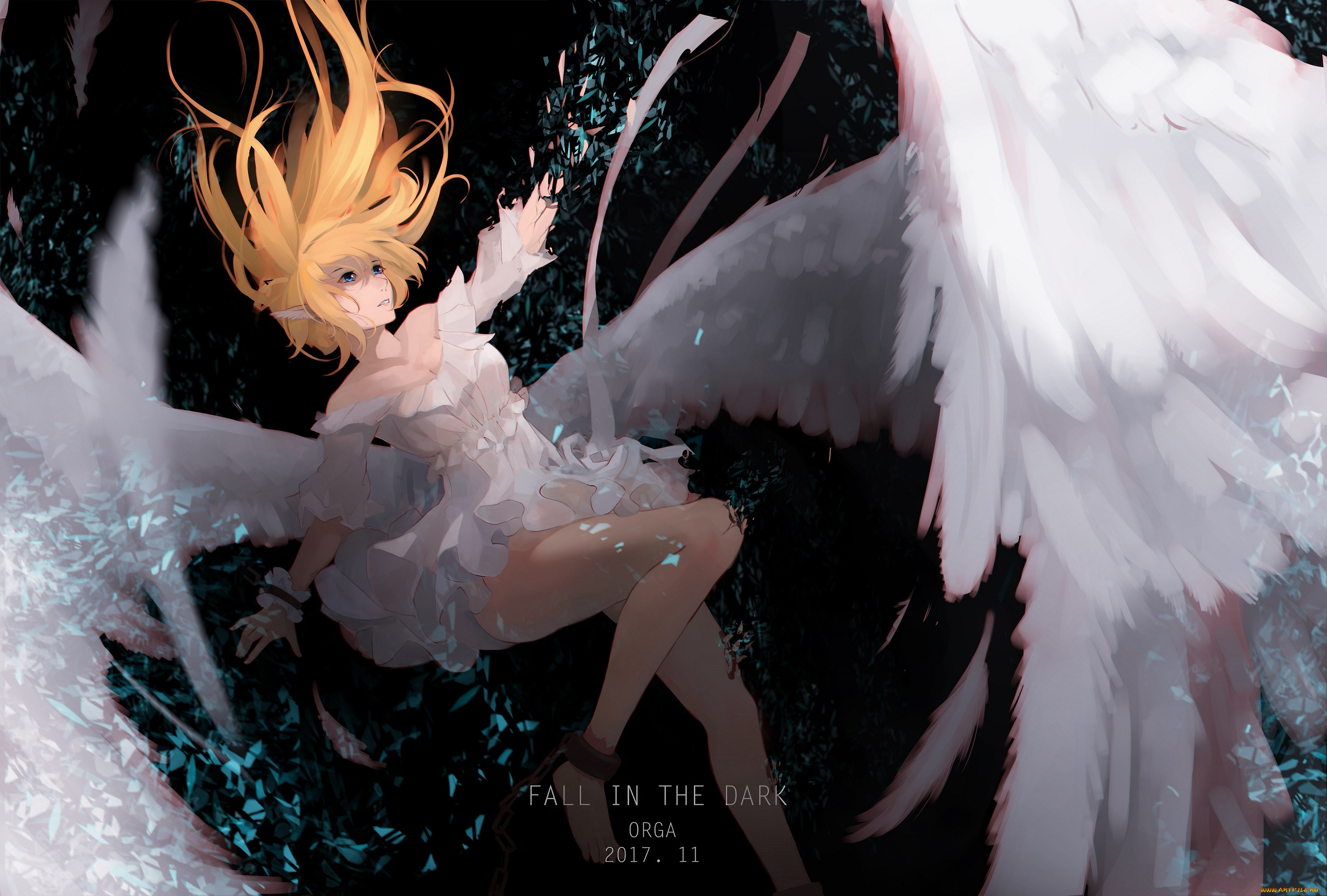 Падающий ангел аниме